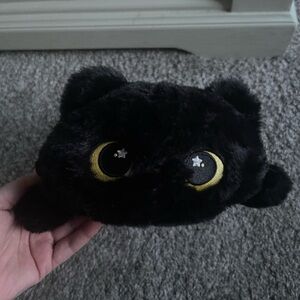 Mewaii black cat plush pillow 13 inch